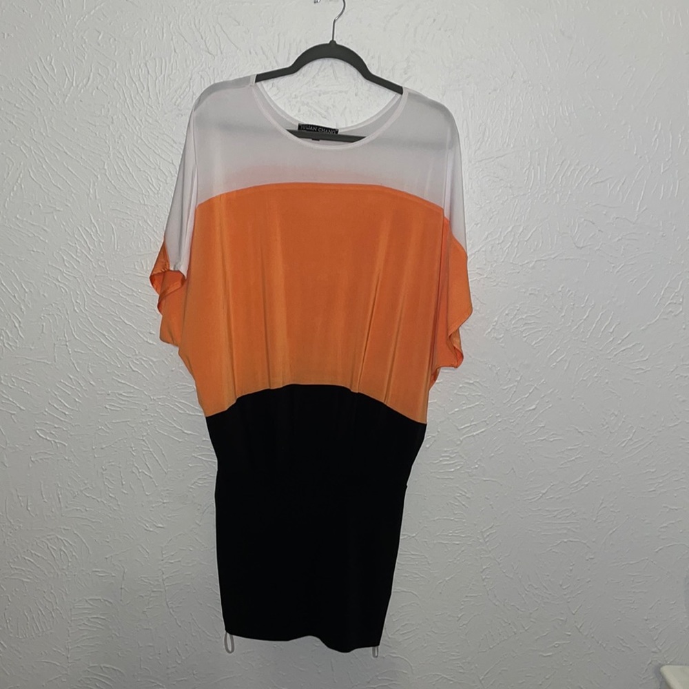 Julian Chang Color Block Mini Dress XS